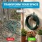 Gardenised Metal Wall-Mount Hose Holder Heavy-Duty Outdoor Hanger and Water Hose Organizer with Sturdy Reel Hooks & Screws for Yard Lawn Garden Patio Landscaping and Home Use, Bronze